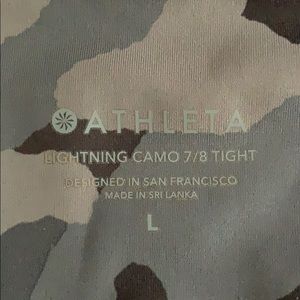 Athleta lightning camp 7/8 tights